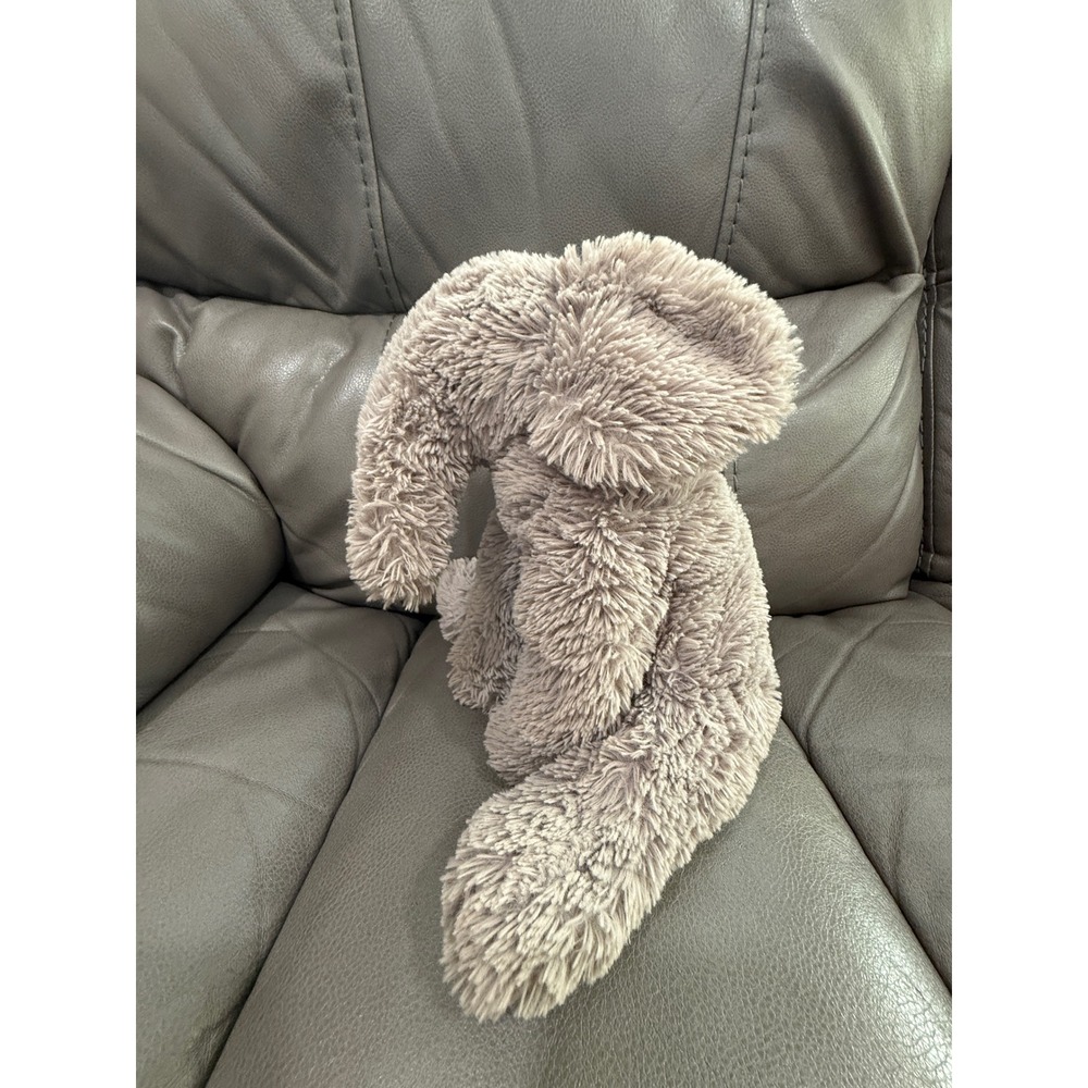 Jellycat Fuddlewuddle Elephant Plush Soft Textured Stuffed Animal Grey Taupe